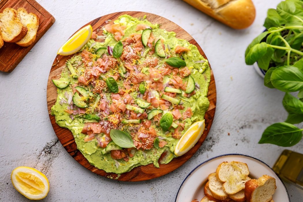Avocado & Smoked Salmon Board